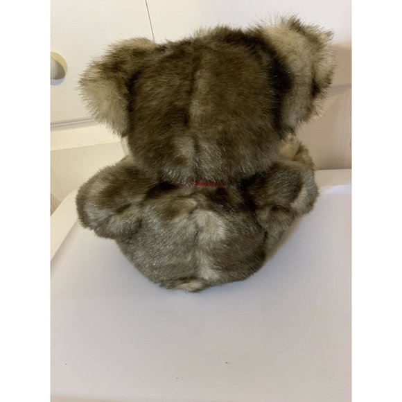 Russ Toy Company Bombay Danny‎ Faux Mink Teddy Bear 14 Inch Brown - Picture 5 of 8